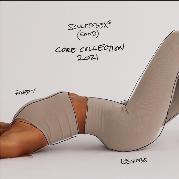 SET Active Sculptflex Leggings | Color - Sand - Picture 2 of 4